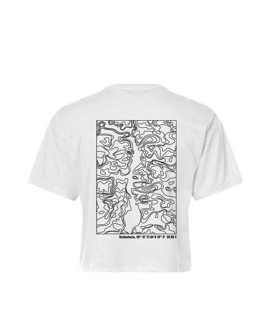 Social Run Club - Cropped Shirt White