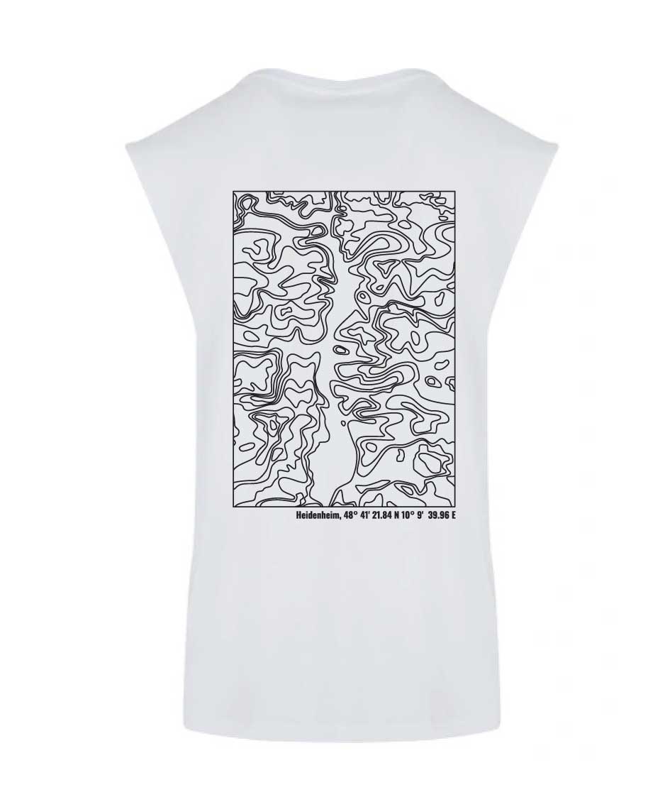 Social Run Club - Sleeveless Tee White