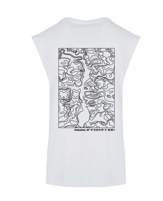 Social Run Club - Sleeveless Tee White