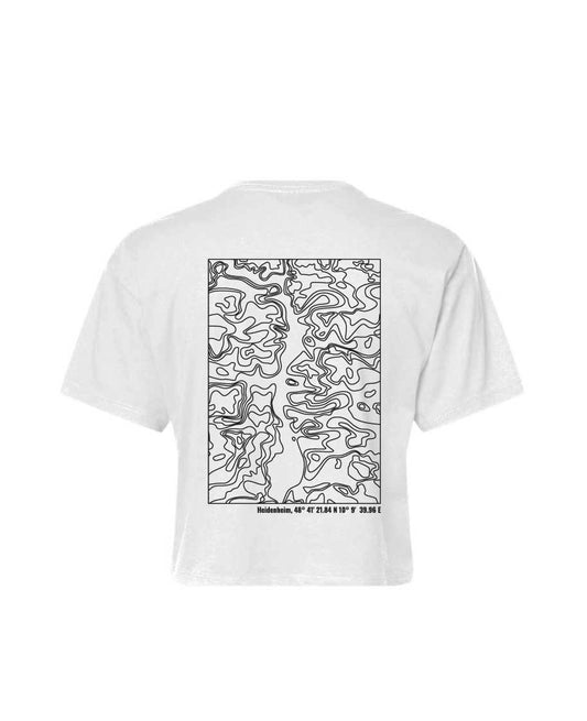 Social Run Club - Cropped Shirt White