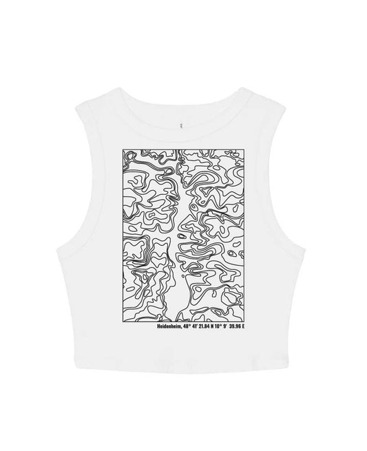 Social Run Club - Crop Tanktop White